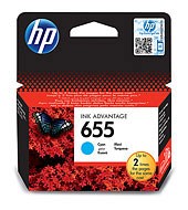 HP 655 Cyan Ink Cartridge                                   
